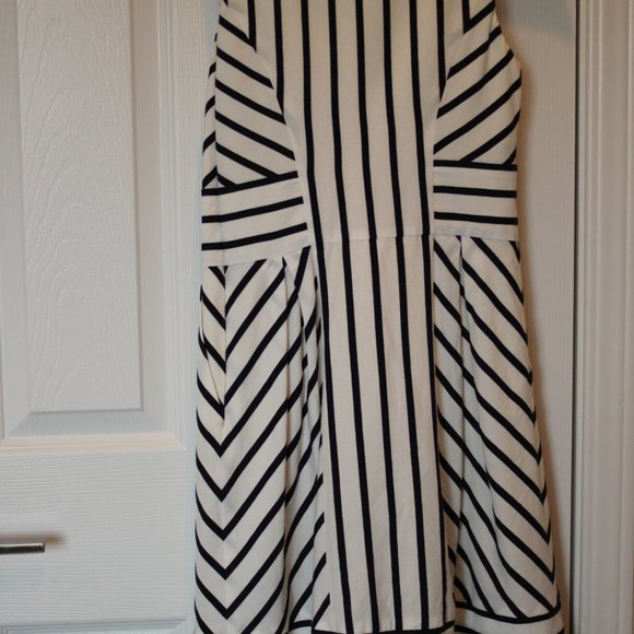 Anthropologie Maeve Chessia Striped Lace Dress - Picture 4 of 8